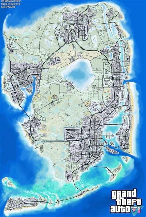 gta vi map leak|GTA 6 map leak reveals massive size of Vice City。